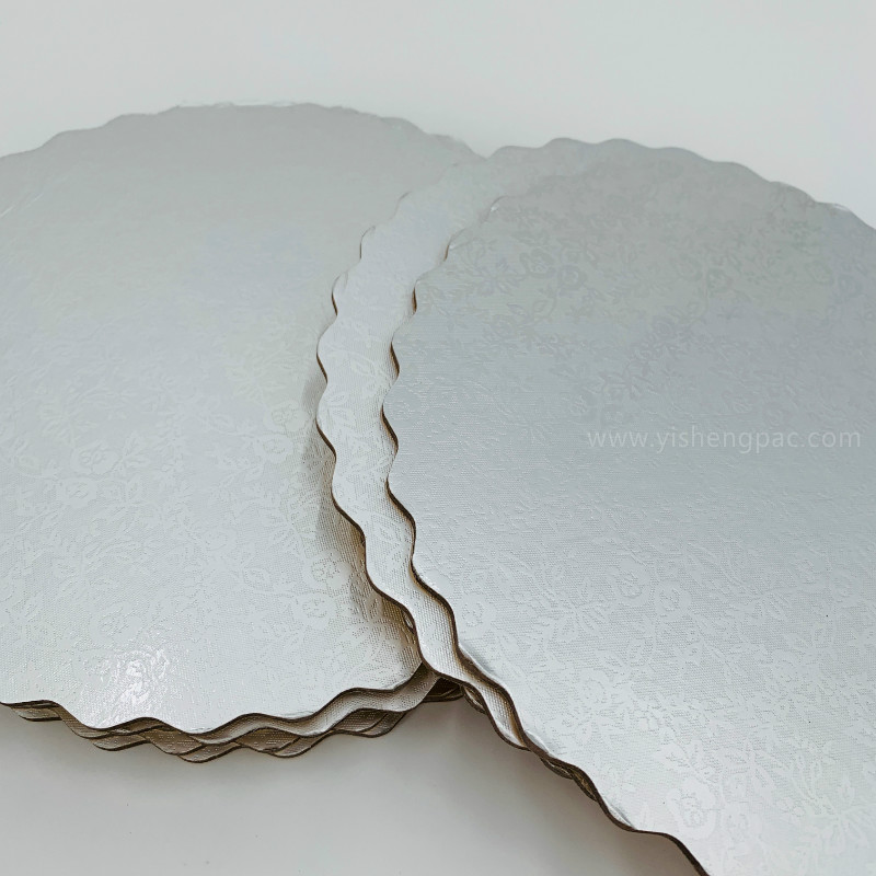 Cutii de argint Boards 25cm Tort Board 10 inch rotund și de argint