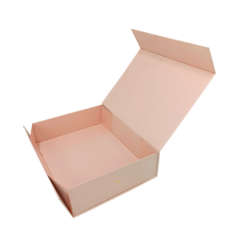 Pink Elegant Paper Gift Box Colapsible Style Custom Box pentru îmbrăcăminte