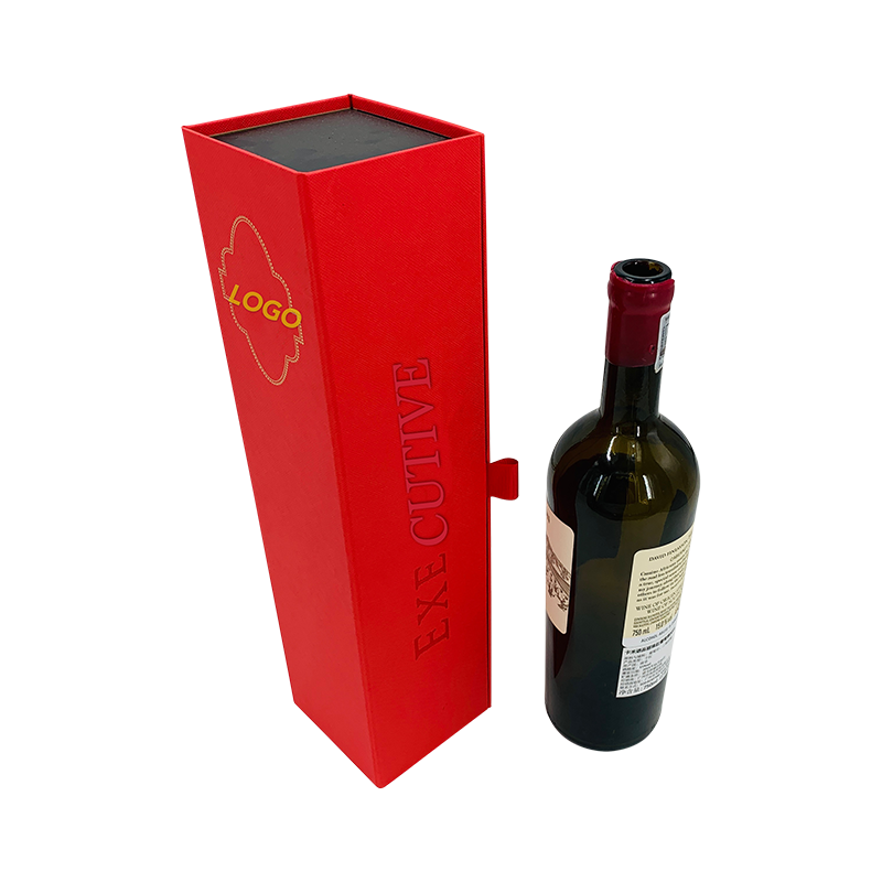 Red Wine Box Custom Made Color Birthday Gift Wine Box pentru cadouri